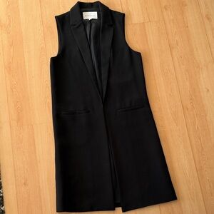 BCBG Black Sleeveless Vest XS